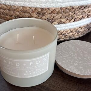 Sand + Fog White Flowers Soy Wax Candle